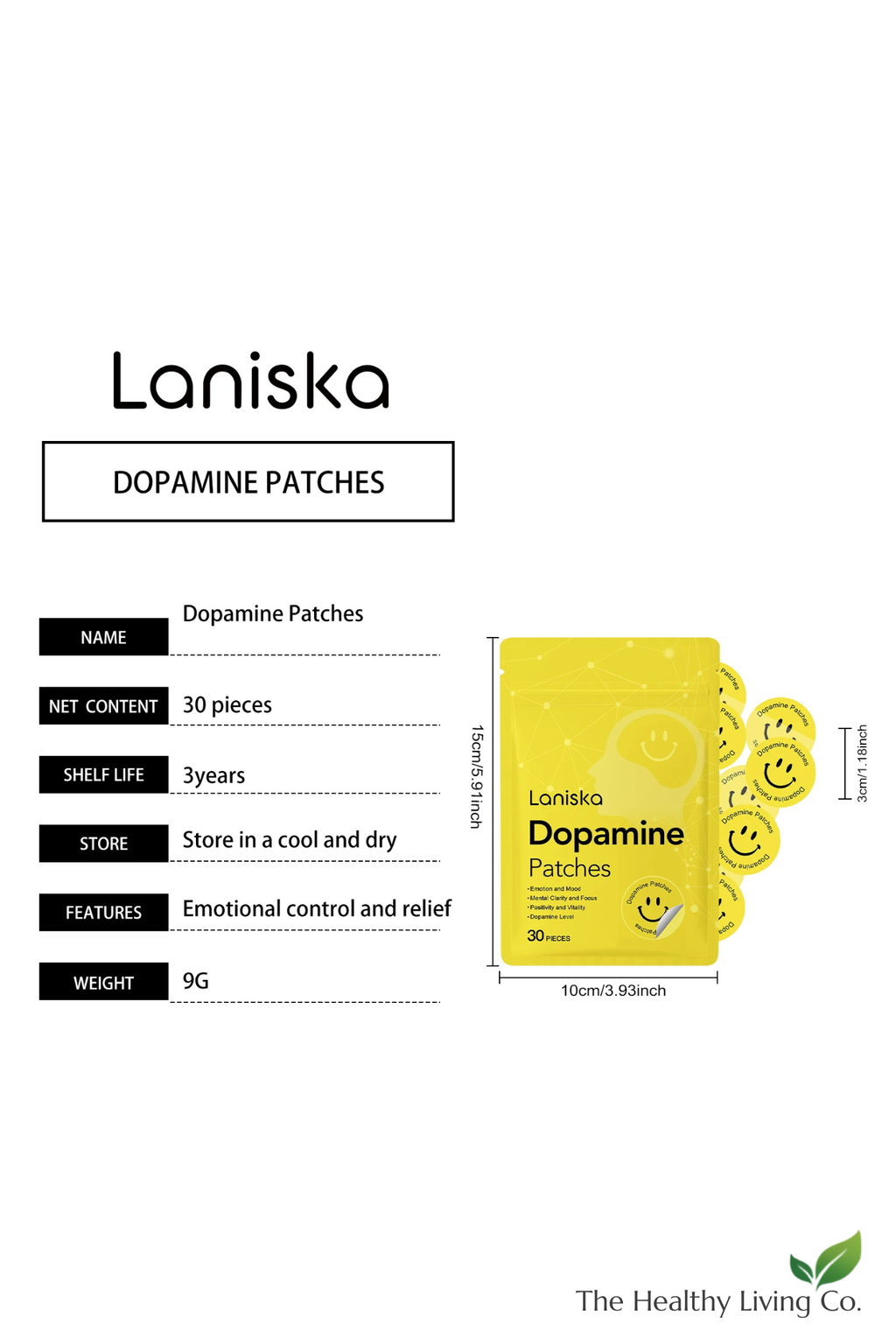 Laniska™ Dopamine & Focus Wellness Patches