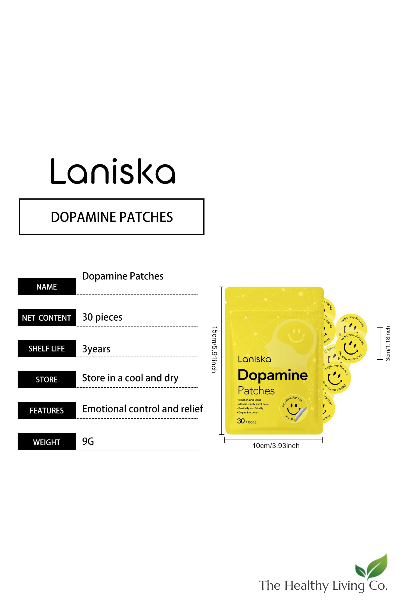 Laniska™ Dopamine & Focus Wellness Patches