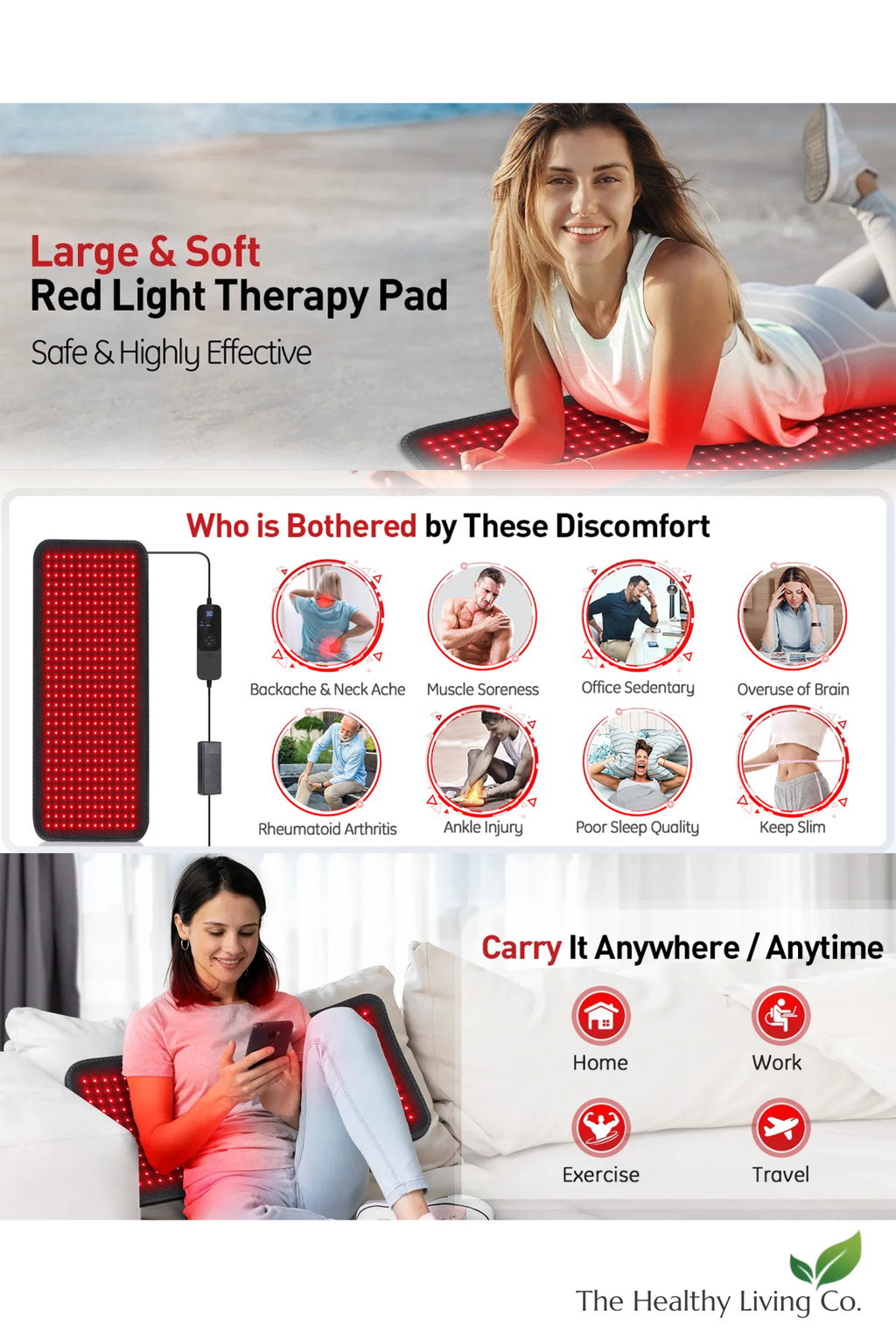 Lumina™ Target-Relief Infrared Heating Pad