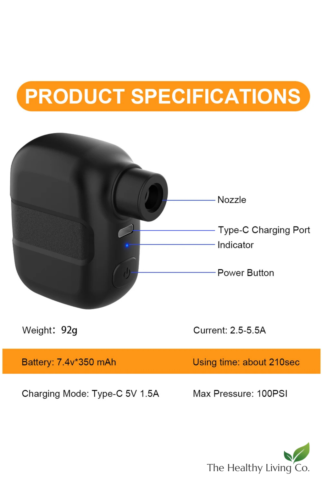 TheraGun™ Portable Electric Smart Air Inflator