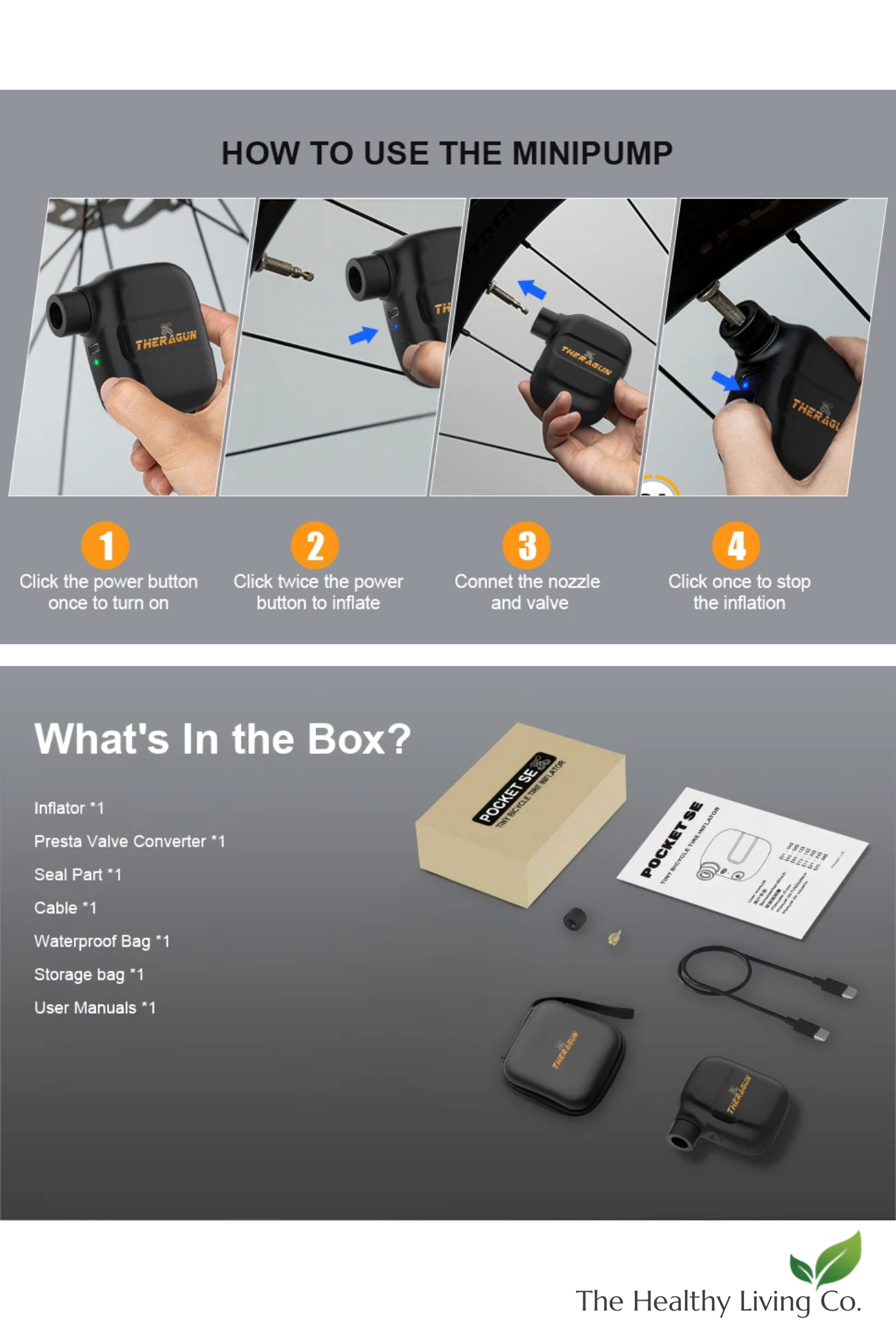 TheraGun™ Portable Electric Smart Air Inflator