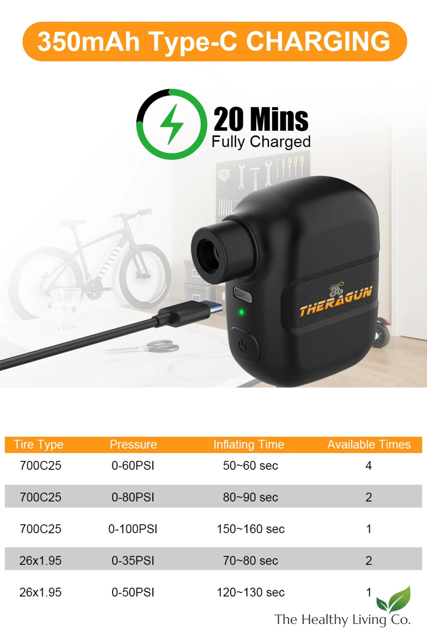TheraGun™ Portable Electric Smart Air Inflator